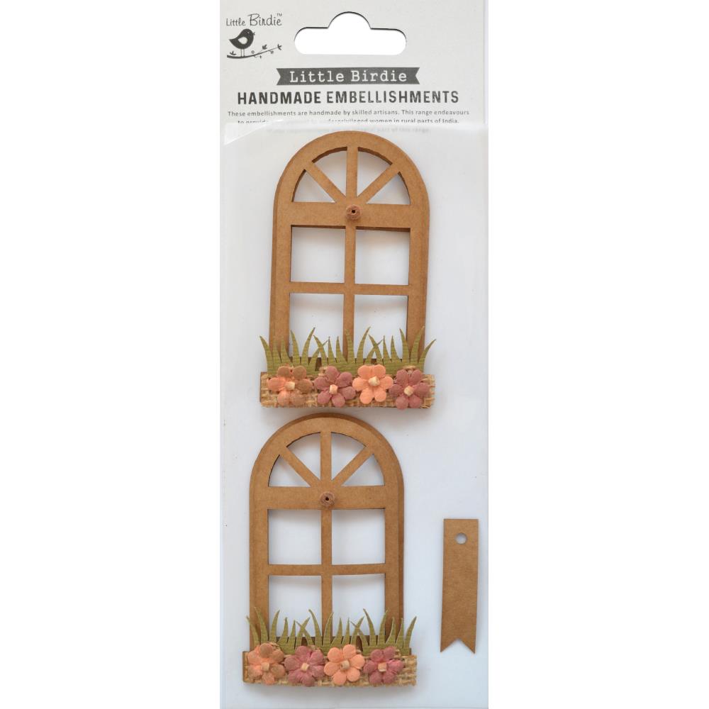 Arch Window Garden 3d Handmade Embellishment Stickers