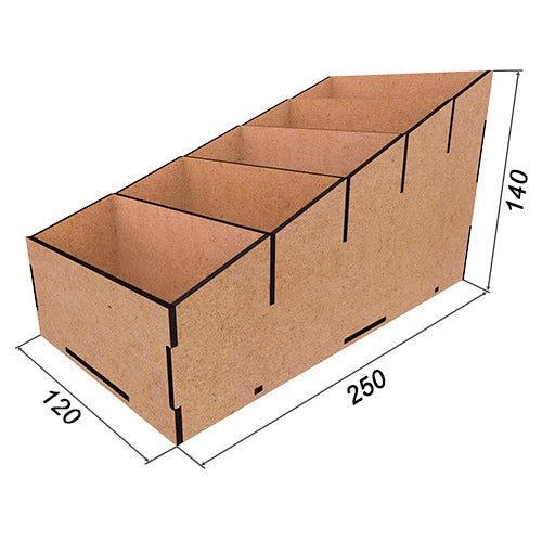 Medium MDF Desk Organizer - 025