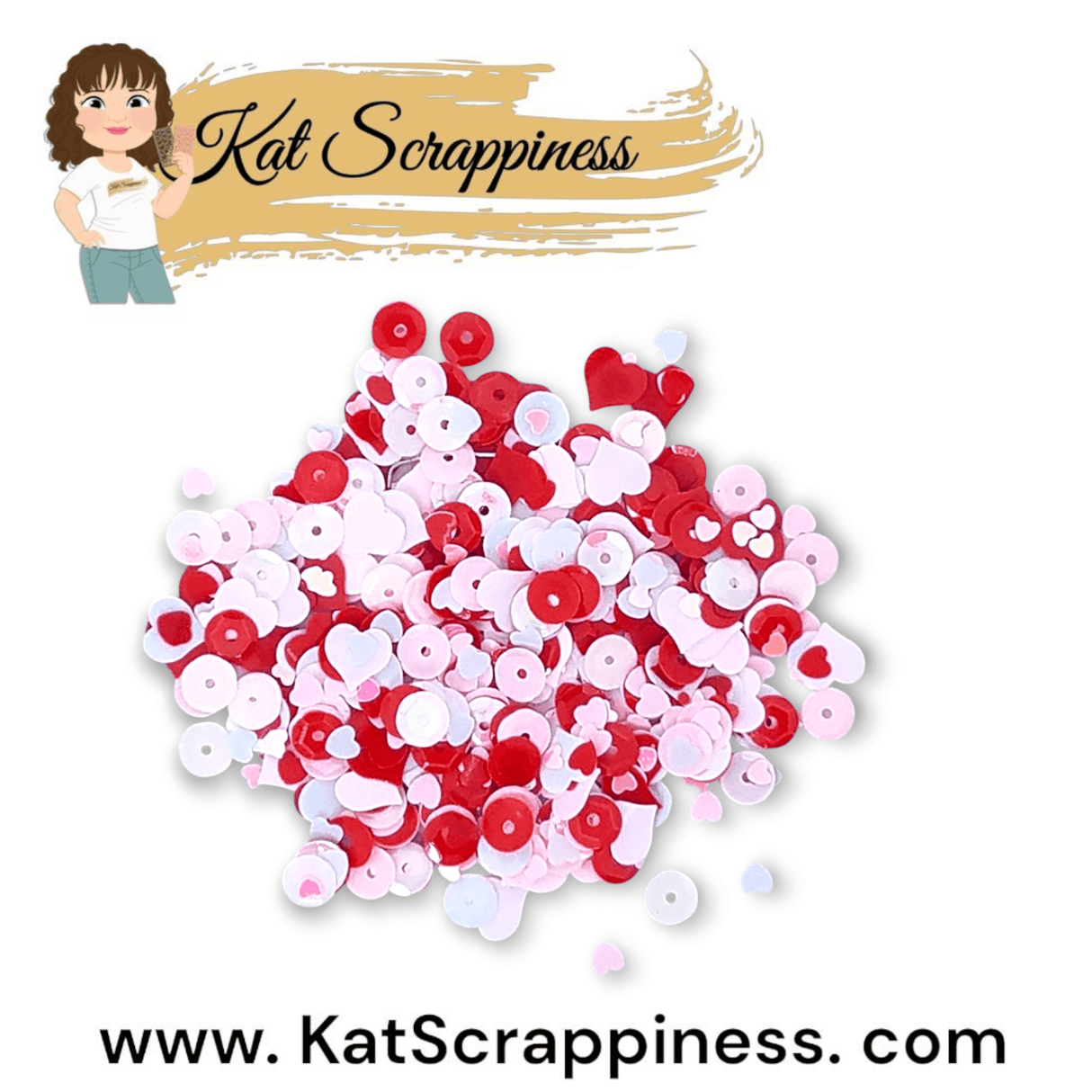 Candy Kisses Valentine Sequin Mix