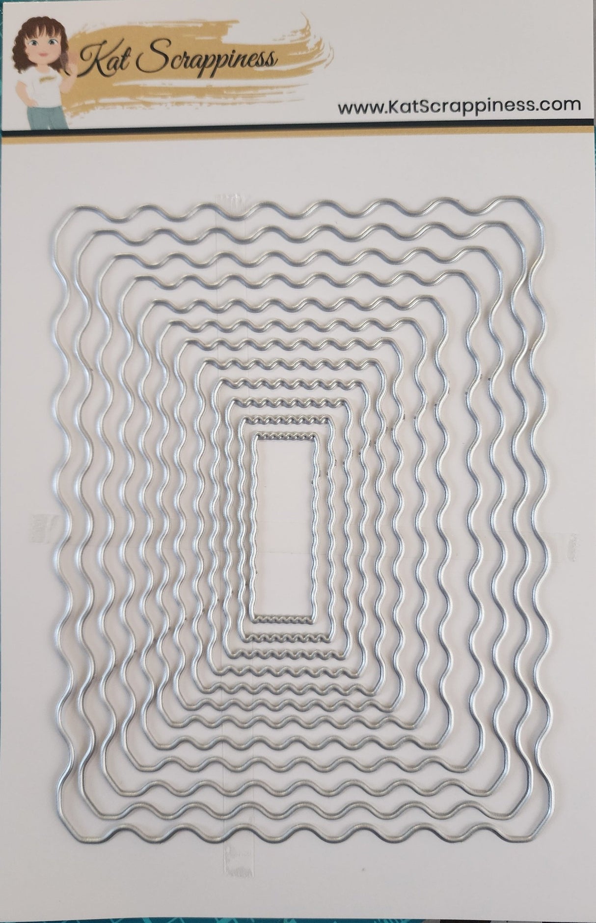 Nested Wavy Rectangle Craft Dies - Redesigned with MORE LAYERS!