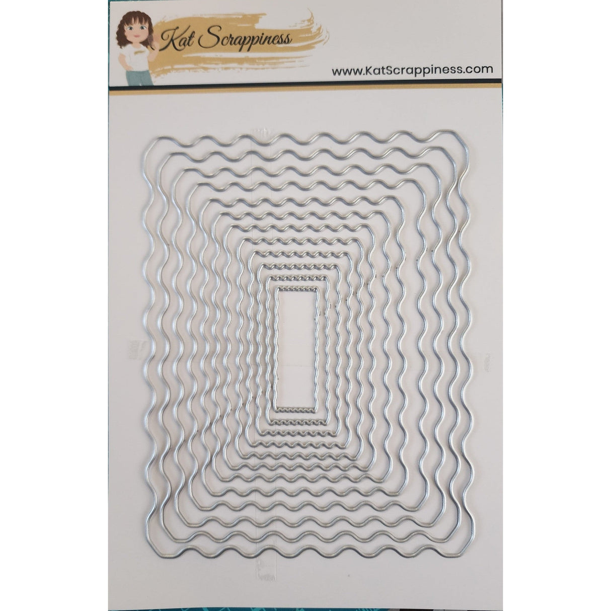 Nested Wavy Rectangle Craft Dies - Redesigned with MORE LAYERS!