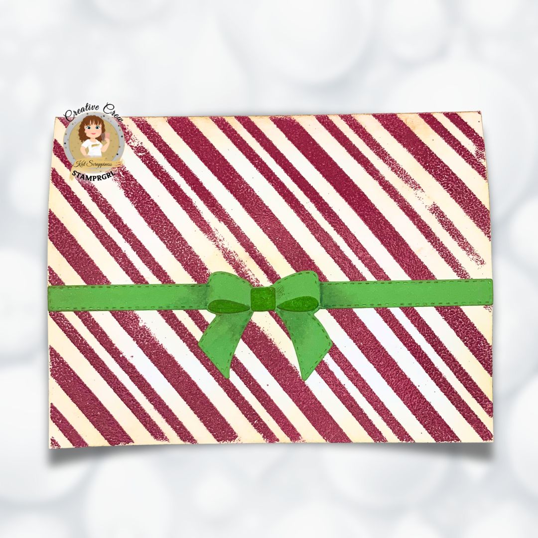 Candy Cane Stripe 6x6 Stencil