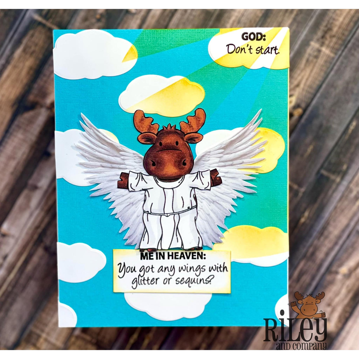 Don't Start Clear Stamps by Riley & Co