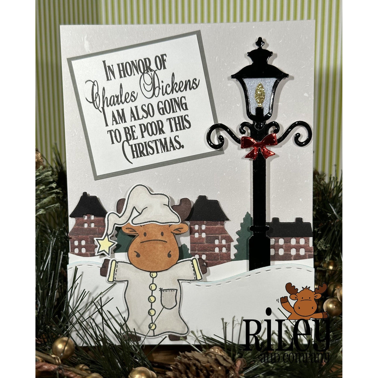 Charles Dickens Clear Stamps by Riley & Co