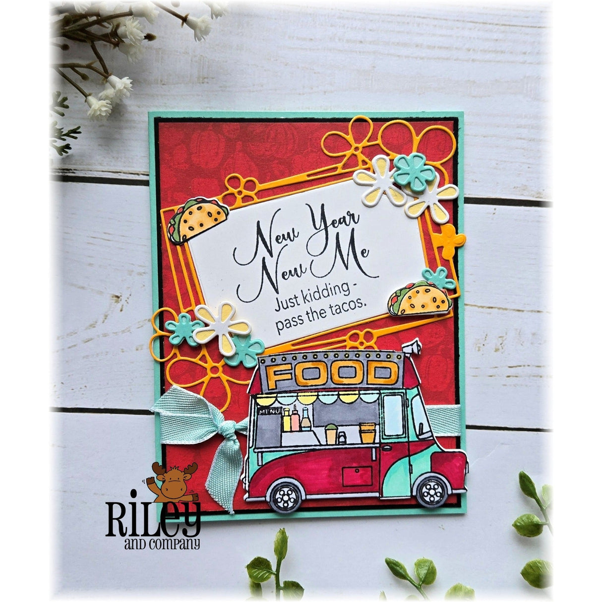 New Year New Me Clear Stamps by Riley & Co