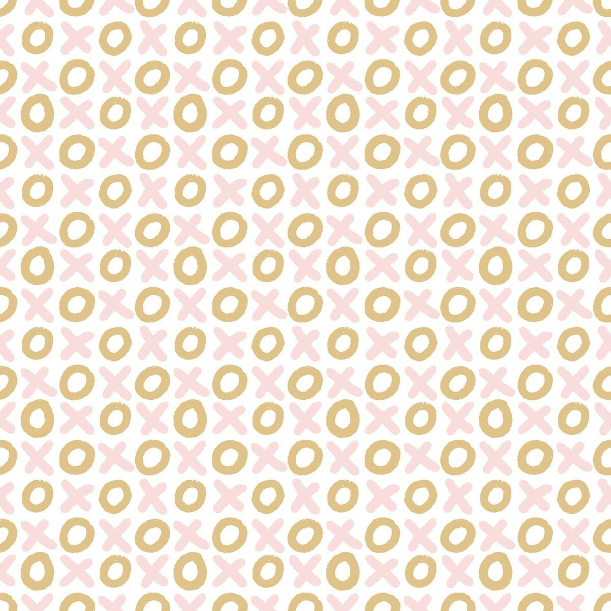 Love Doodles Gold 6x6 Paper