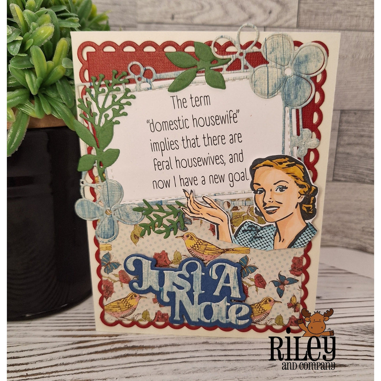 Domestic Housewife Clear Stamp by Riley & Co