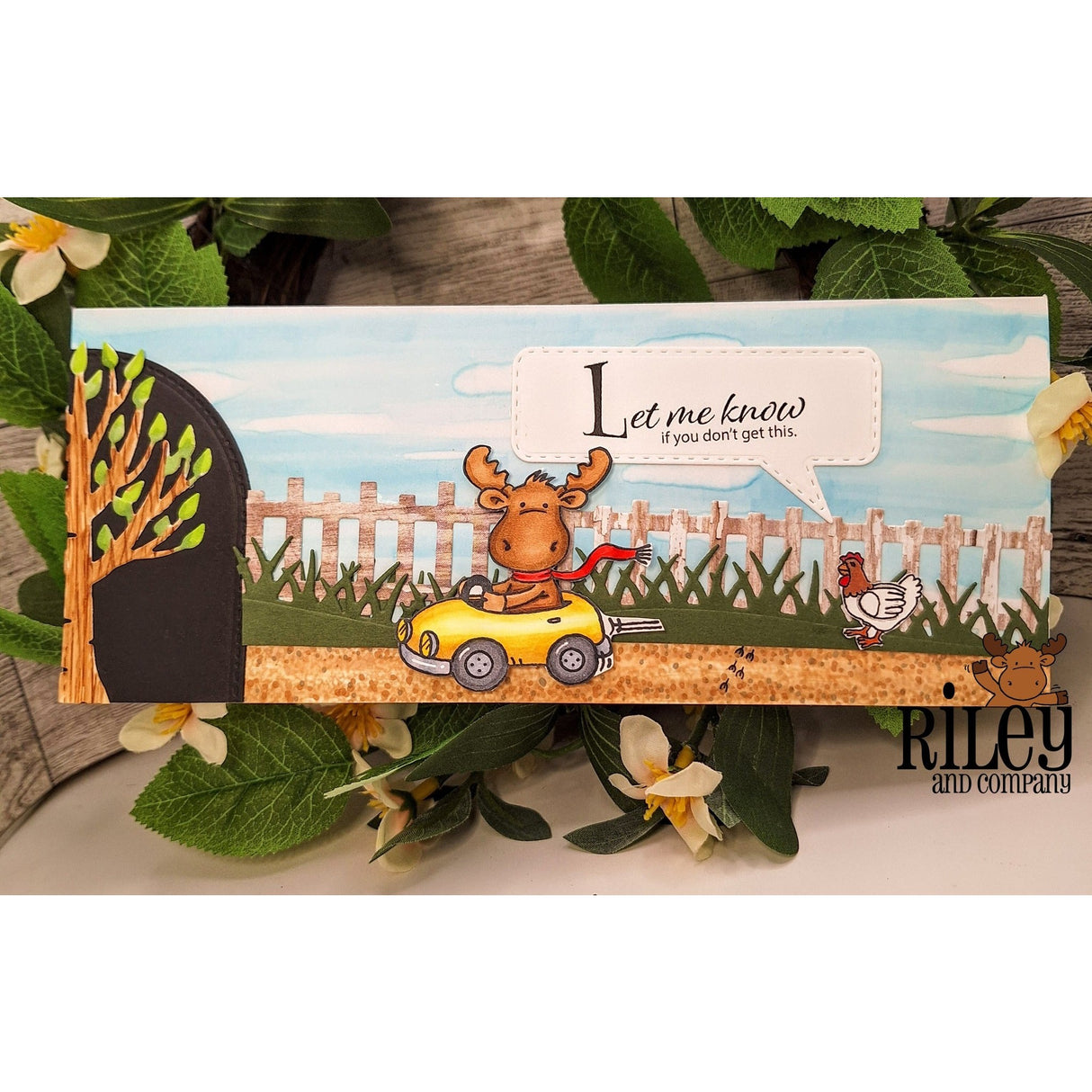 Let Me Know Clear Stamp by Riley & Co