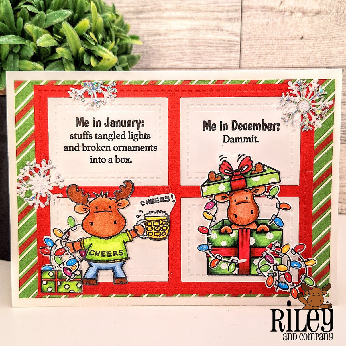 Tangled Light Dilemma Clear Stamp by Riley & Co