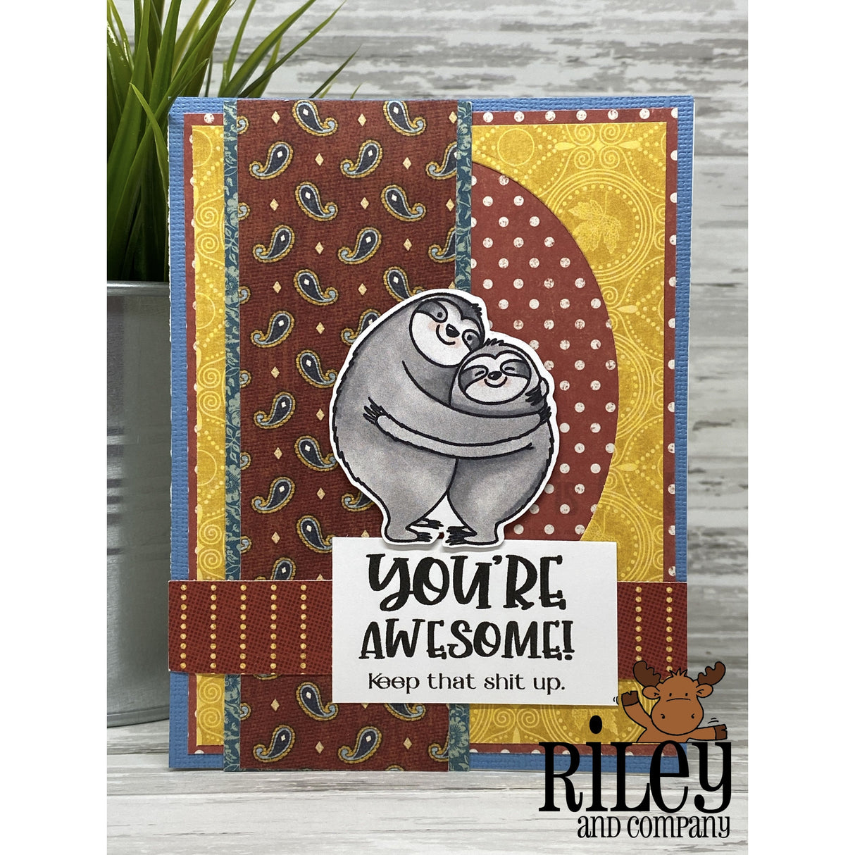 You're Awesome Clear Stamps by Riley & Co