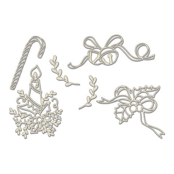 Christmas Icons Chipboard Embellishments