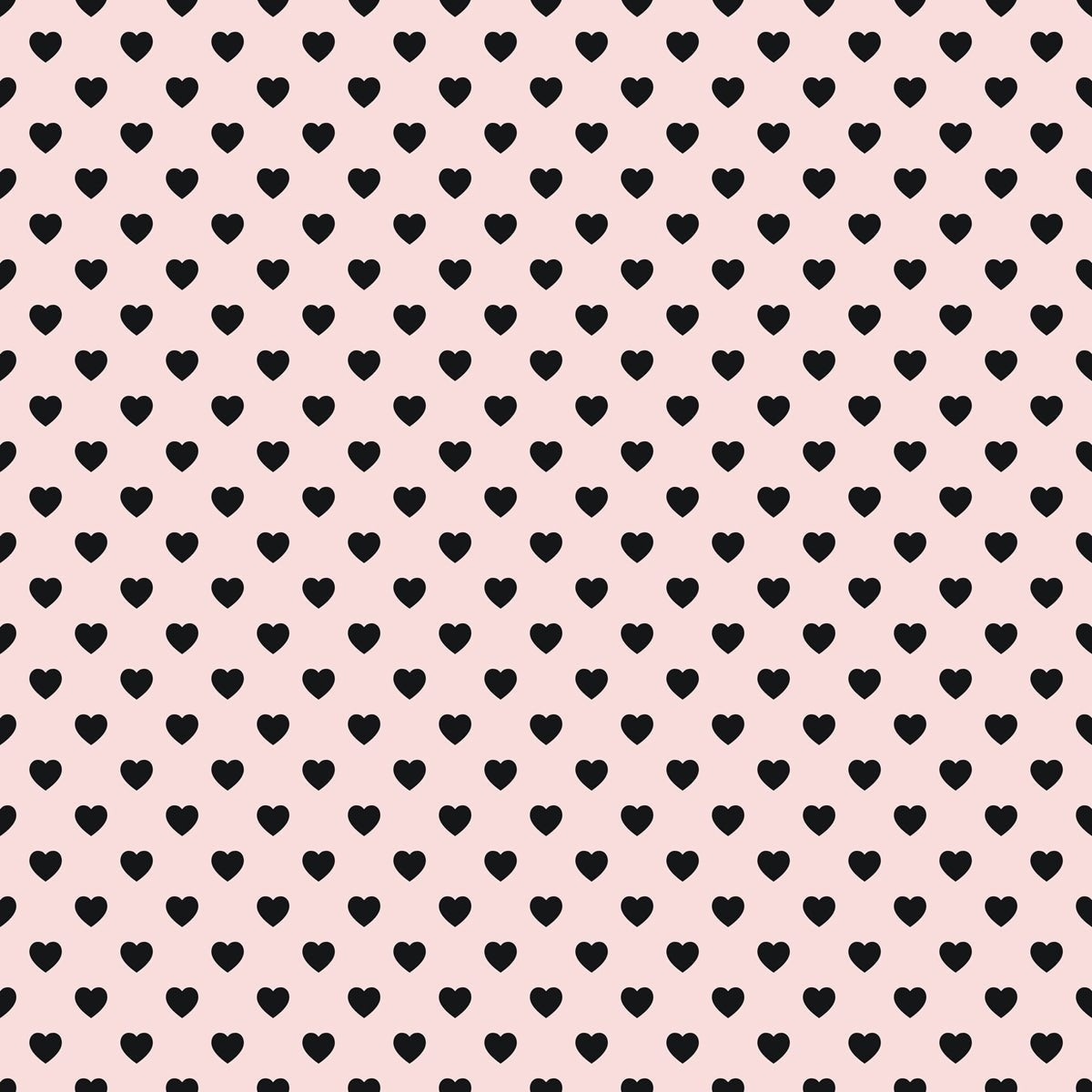 Love Doodles Black 6x6 Paper Pad