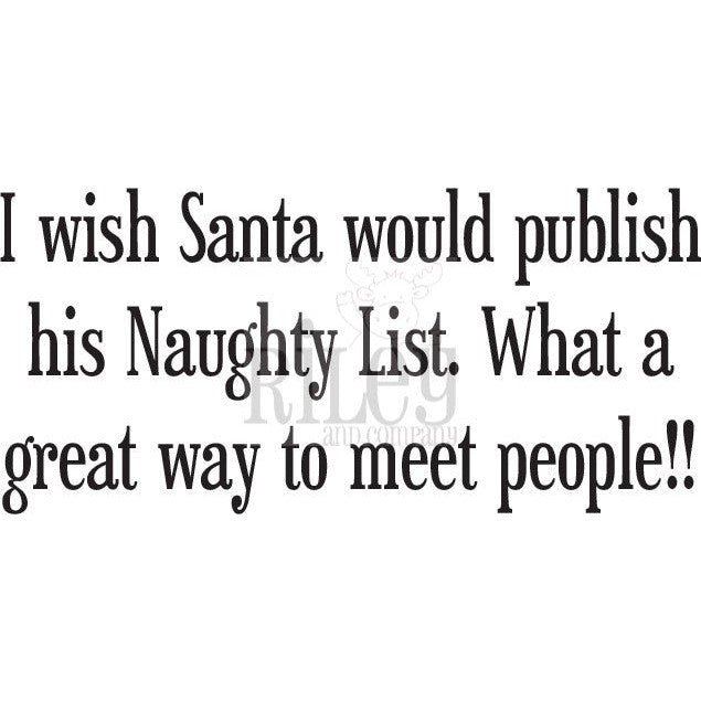 Meeting People Clear Stamp by Riley & Co