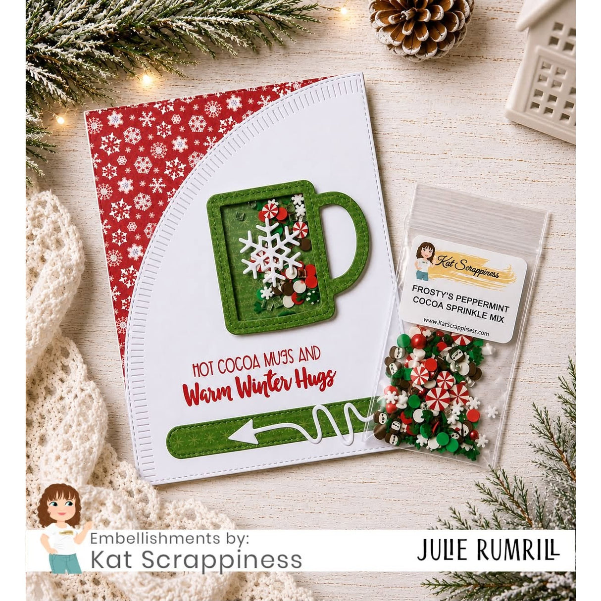 Frosty's Peppermint Cocoa Sprinkle Mix