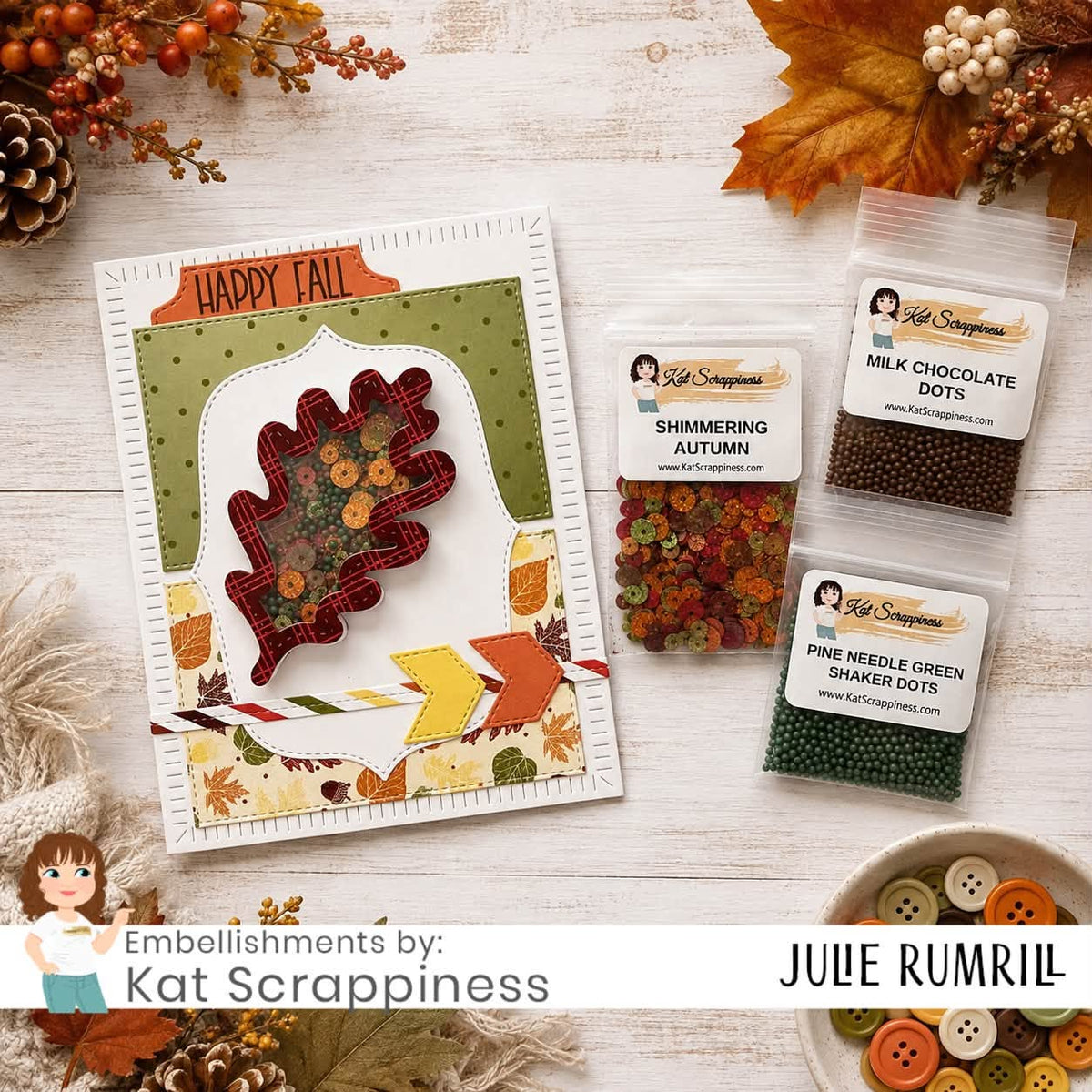 Shimmering Autumn Sequin Mix