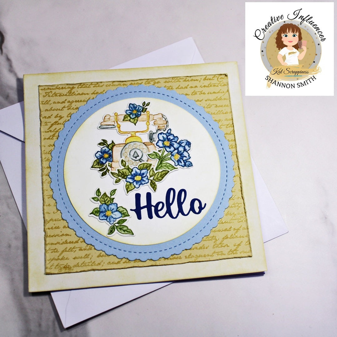 Stitched Fancy Scalloped Circle Craft Dies