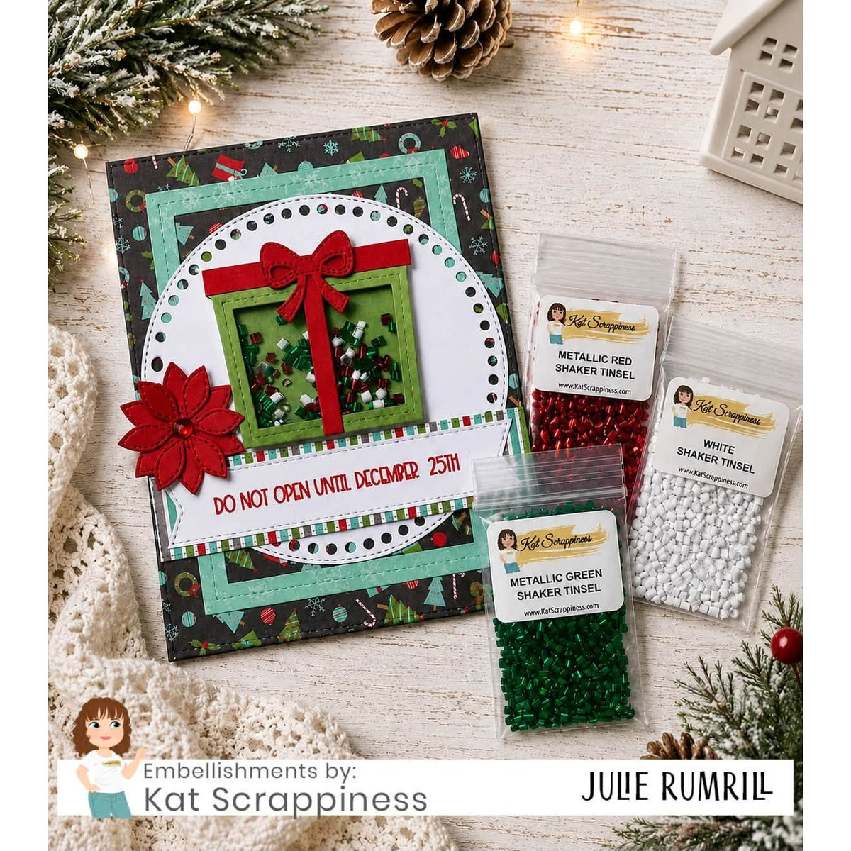 Metallic Green Shaker Tinsel