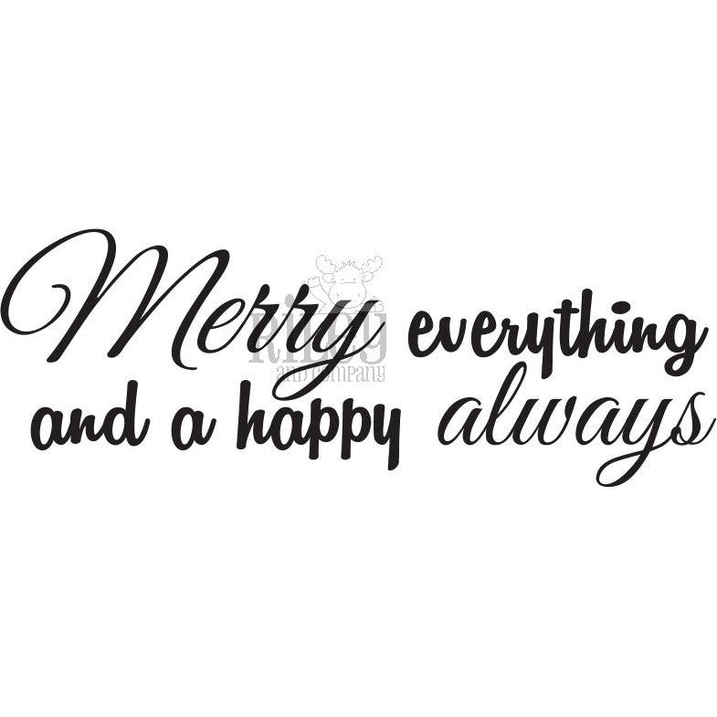 Merry Everything Clear Stamp by Riley & Co