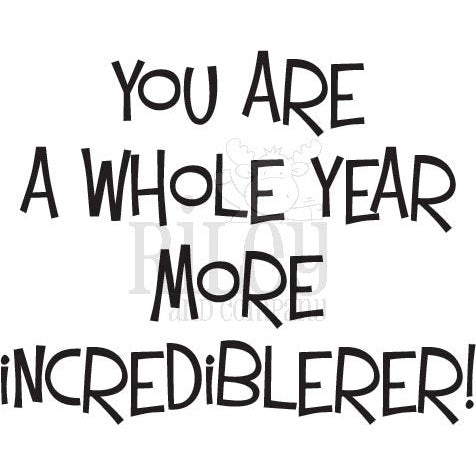 More Incrediblerer Clear Stamp by Riley & Co