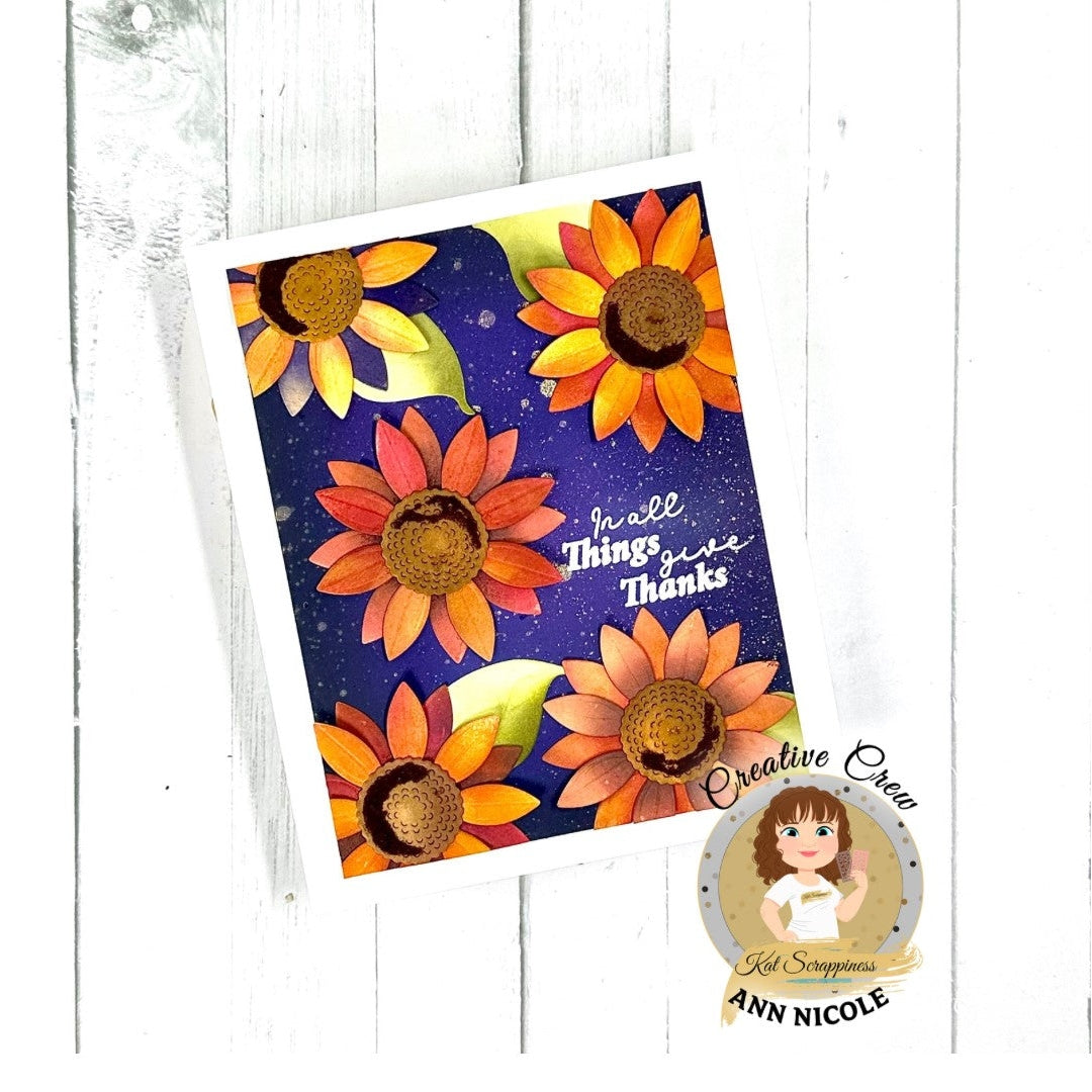 Sunflower Funflower Duo Craft Dies