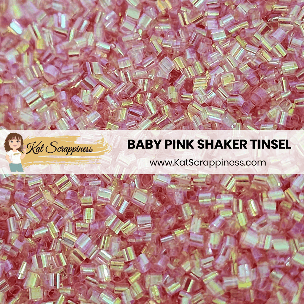 Baby Pink Shaker Tinsel - New Release!