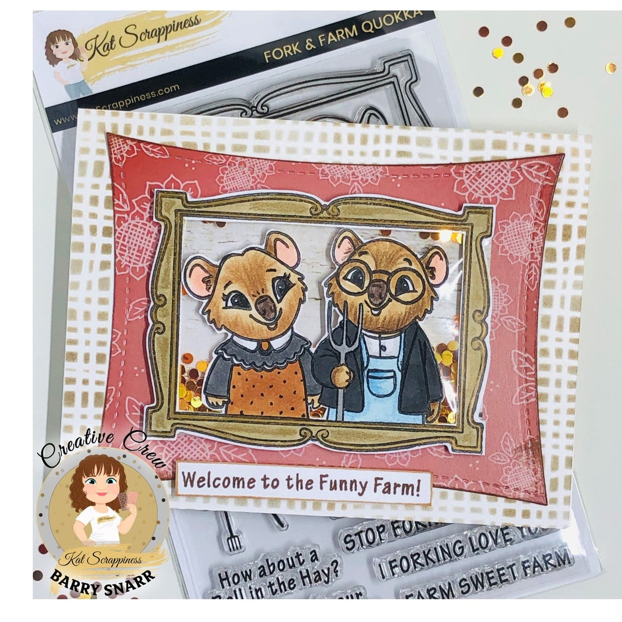Fork & Farm Quokka Stamp Set