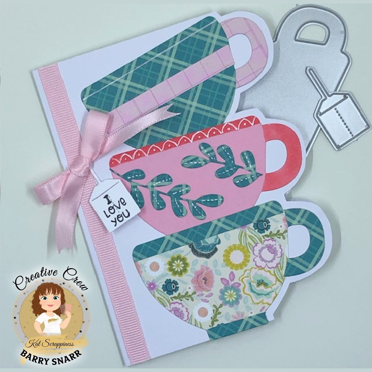 Cuppa Love Shaker Card Craft Dies