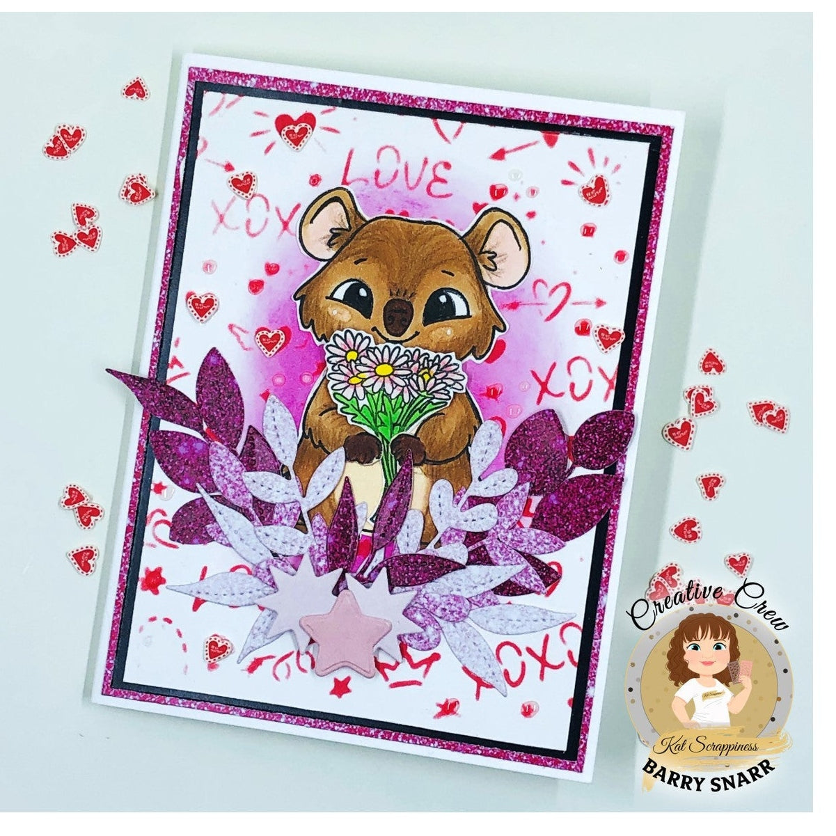 Love Doodles 6x6 Stencil