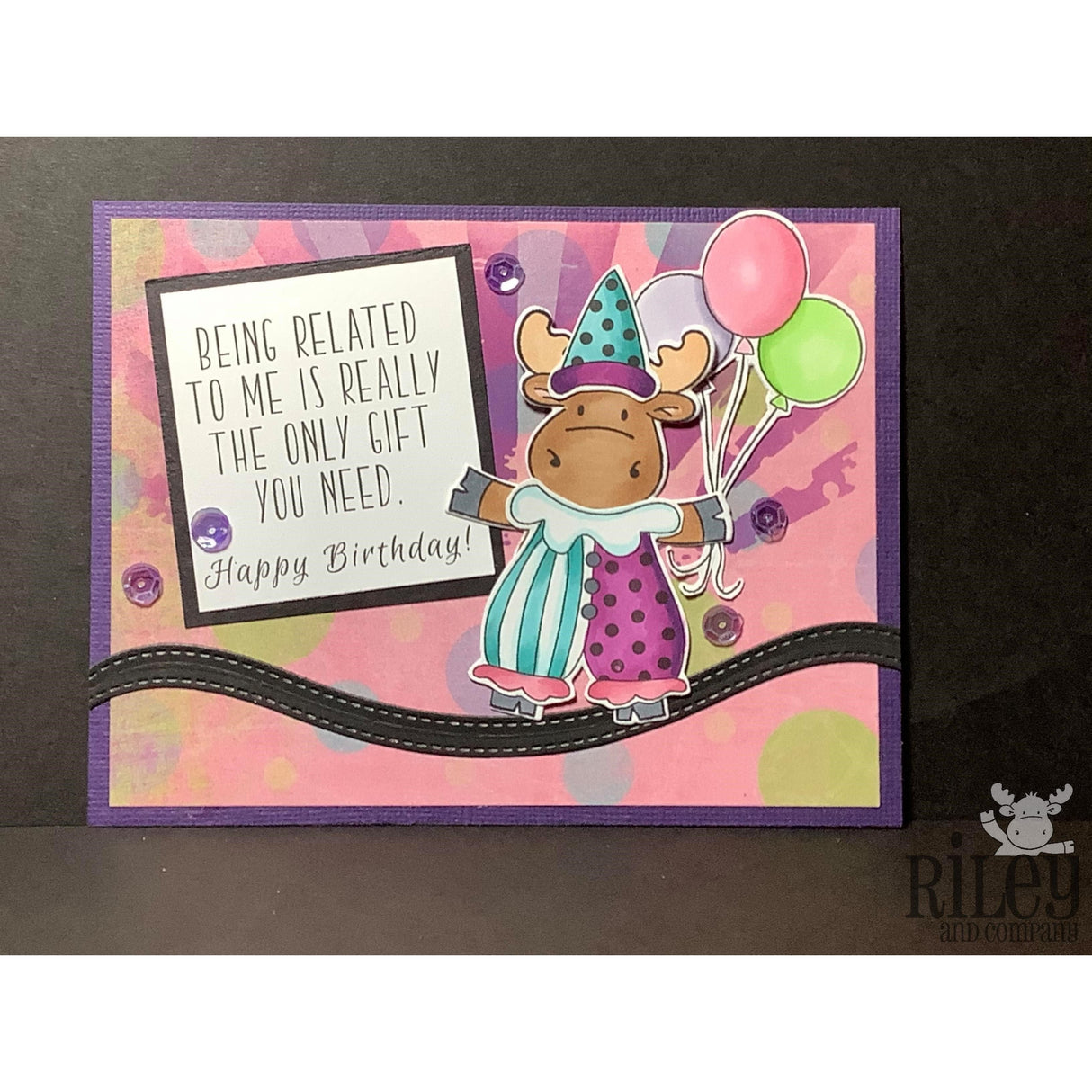 Being Related to Me Clear Stamp by Riley & Co