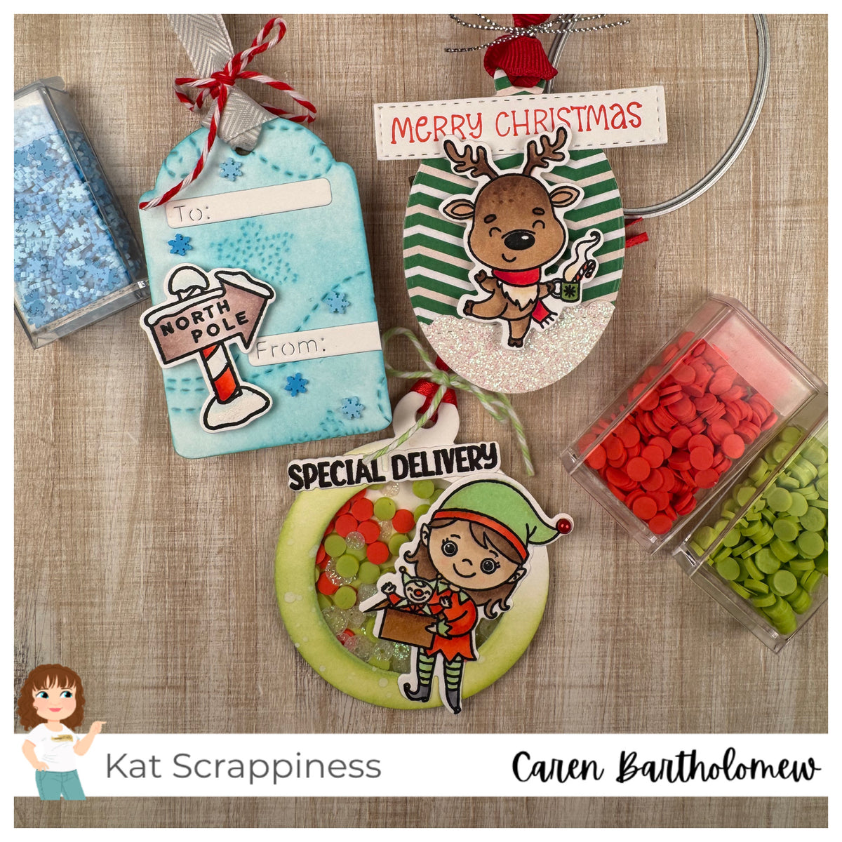 Holiday Shaker Tags Craft Dies