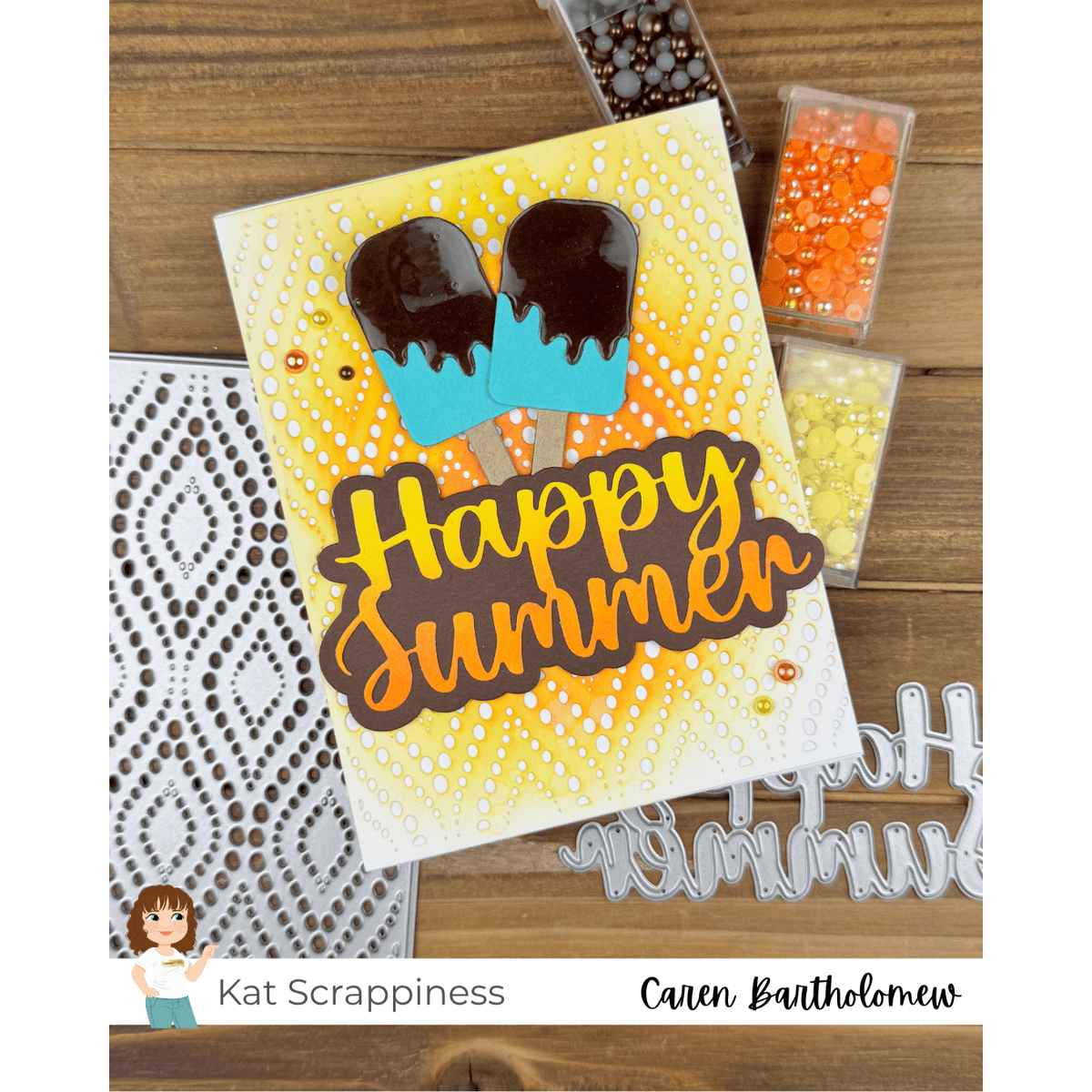 Happy Summer Word Dies With Shadow