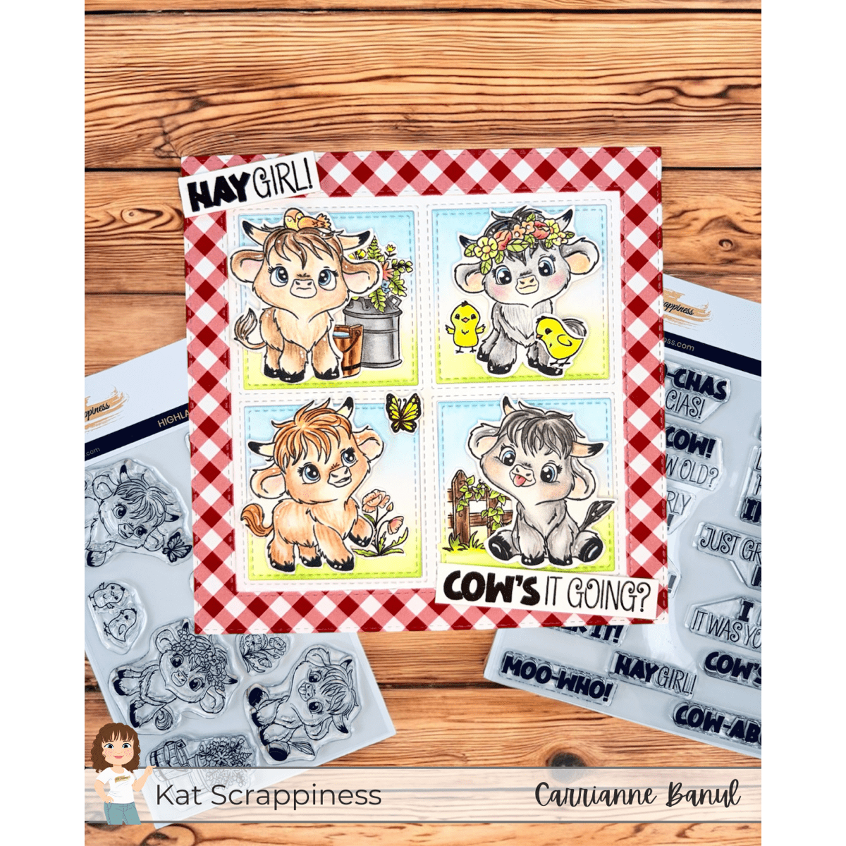 Highland Mini Moos Stamp Set - New Release!