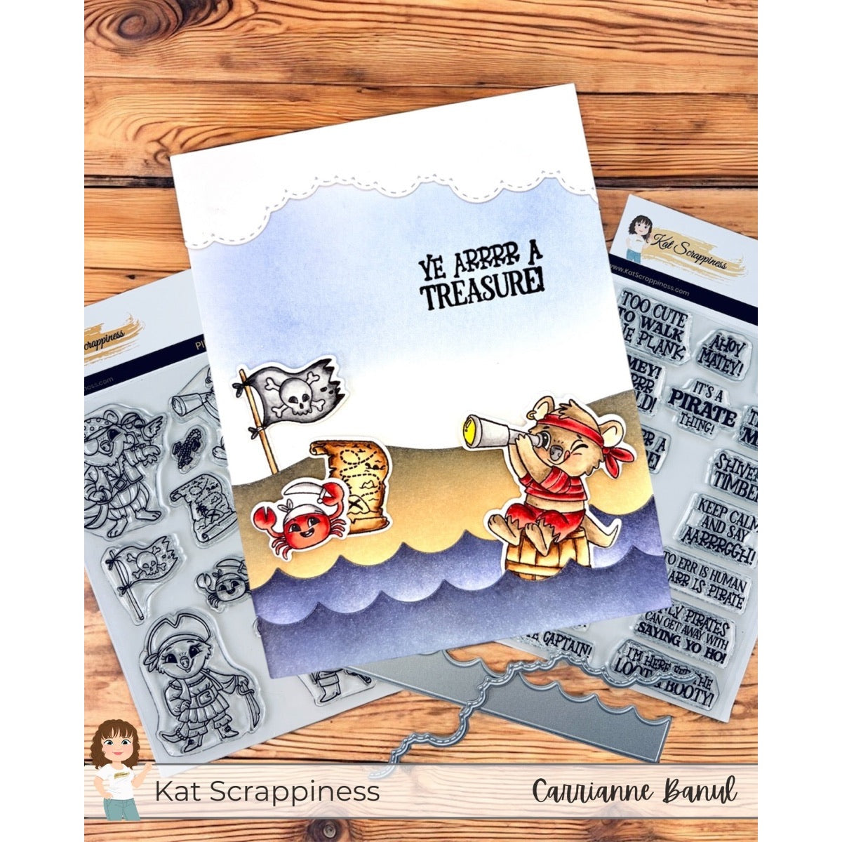 A2 Wave Border Craft Dies - CLEARANCE!