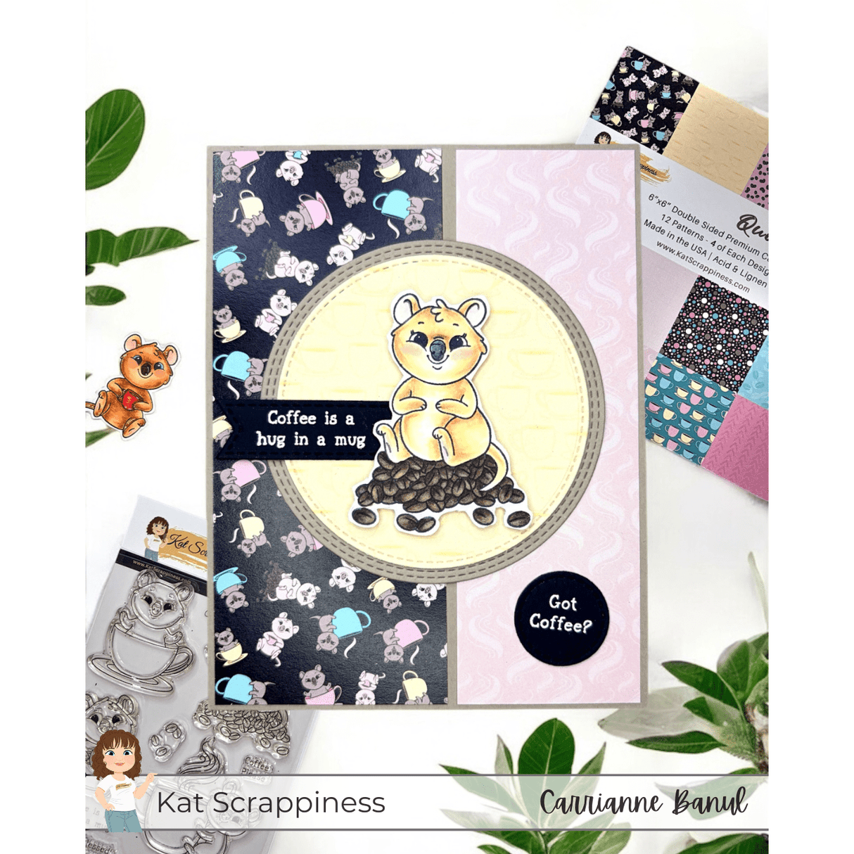 Coffee Quokka Stamp Set