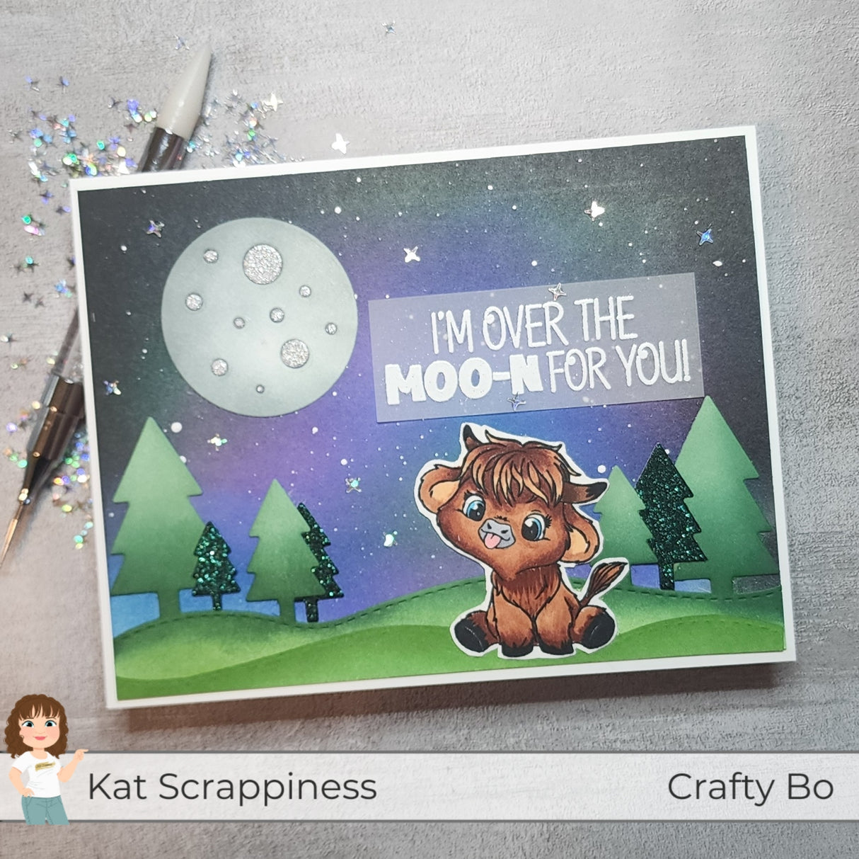 Highland Mini Moos Stamp Set - New Release!