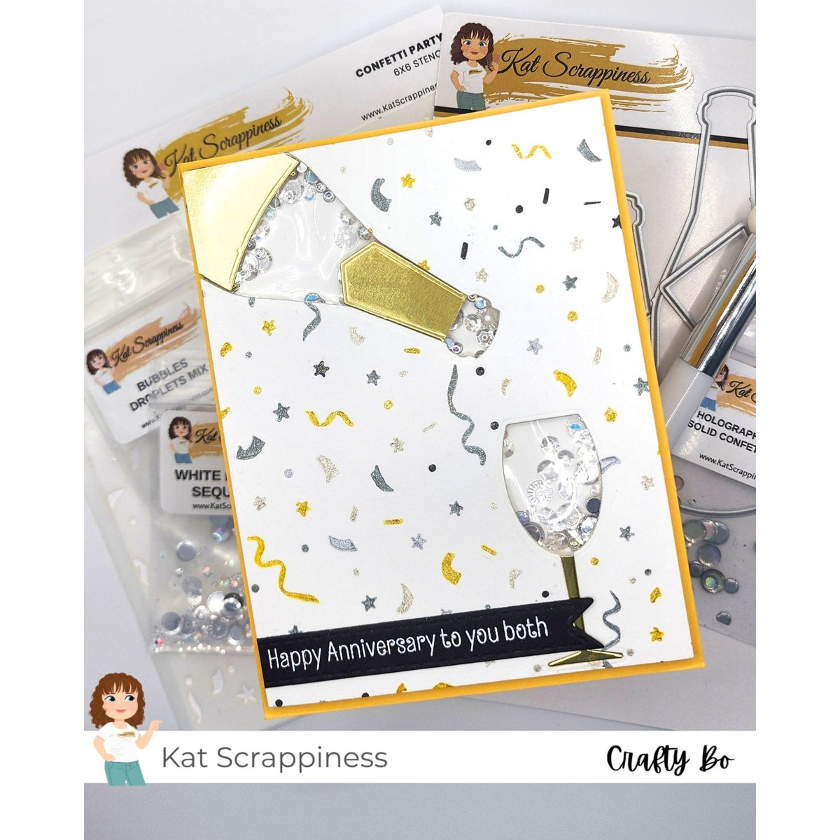 Sentiment Shoppe – Within the Fold: "Sentiment Sampler" 6x6 Stamp Set