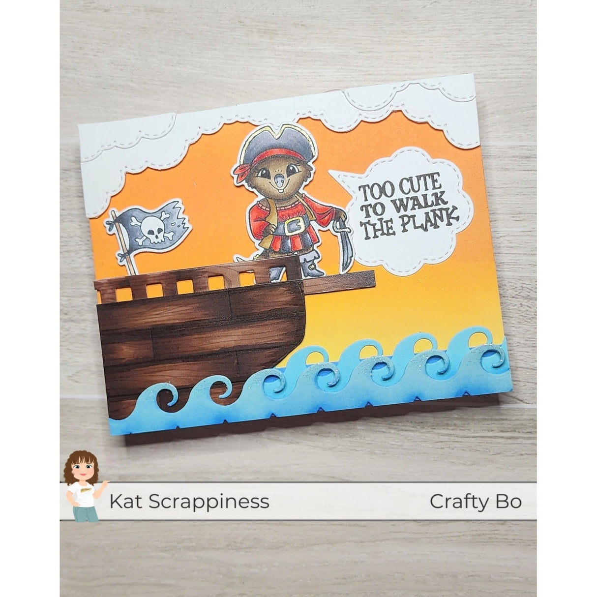 Pirate Quokkas Stamp Set - New Release!