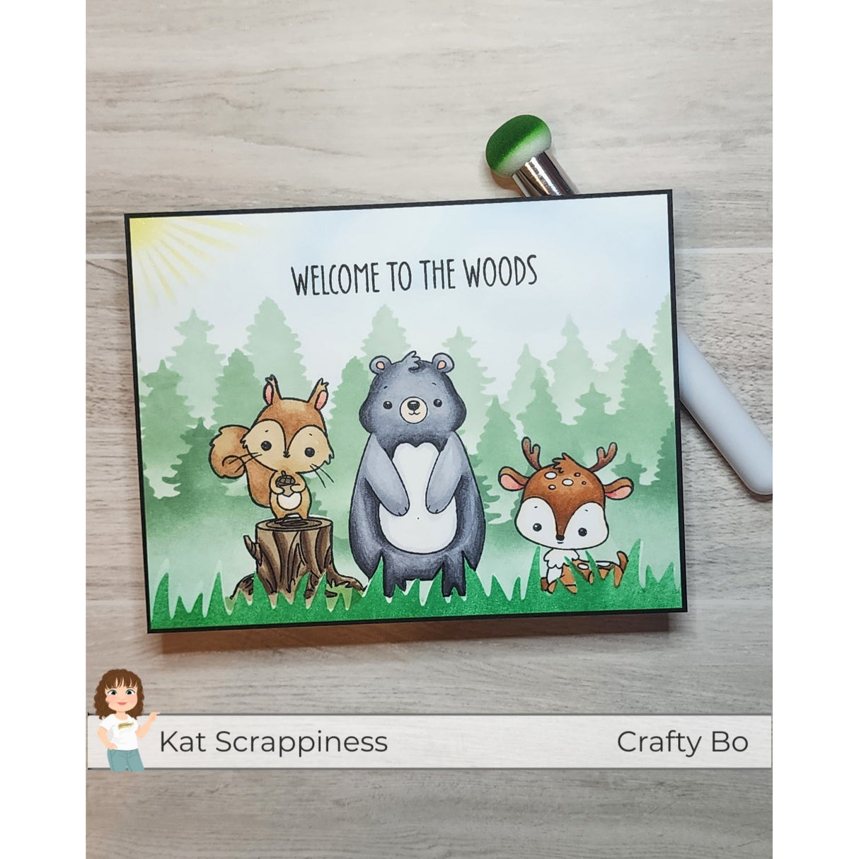 Sentiment Shoppe – Within the Fold: "Woodland Critter Sentiments" 6x6 Stamp Set - New Release!