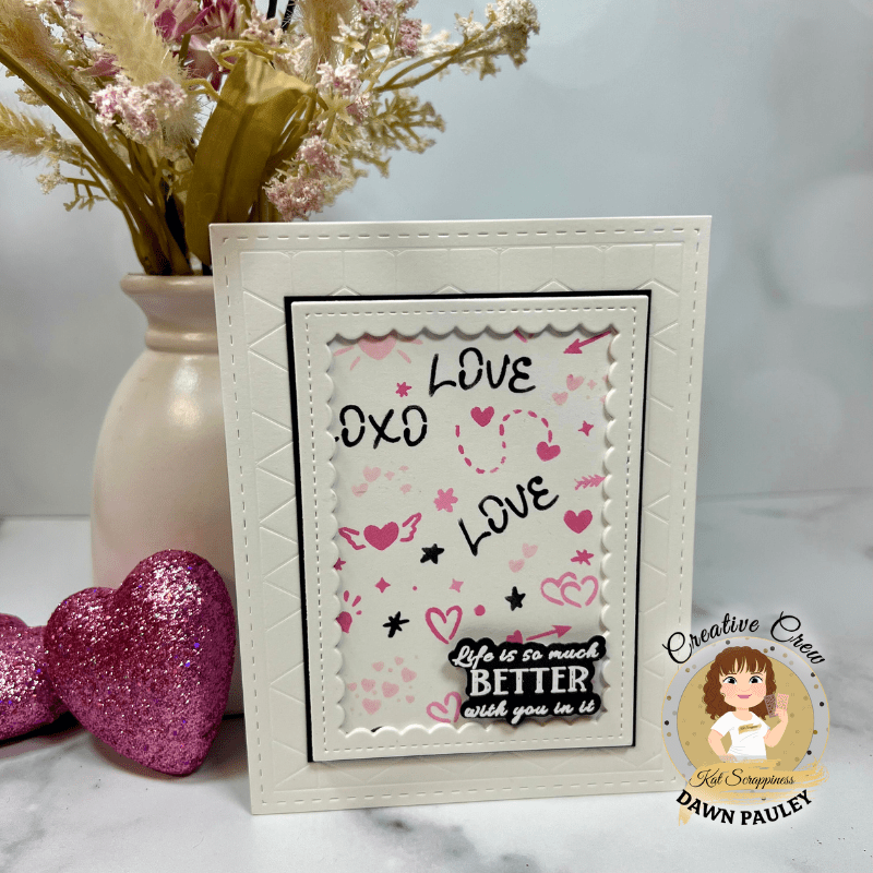 Love Doodles 6x6 Stencil