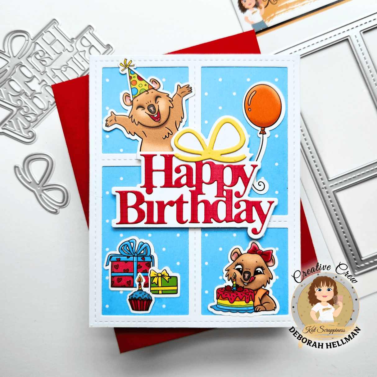 "Bow-tiful Happy Birthday" Shadow Sentiment Craft Dies