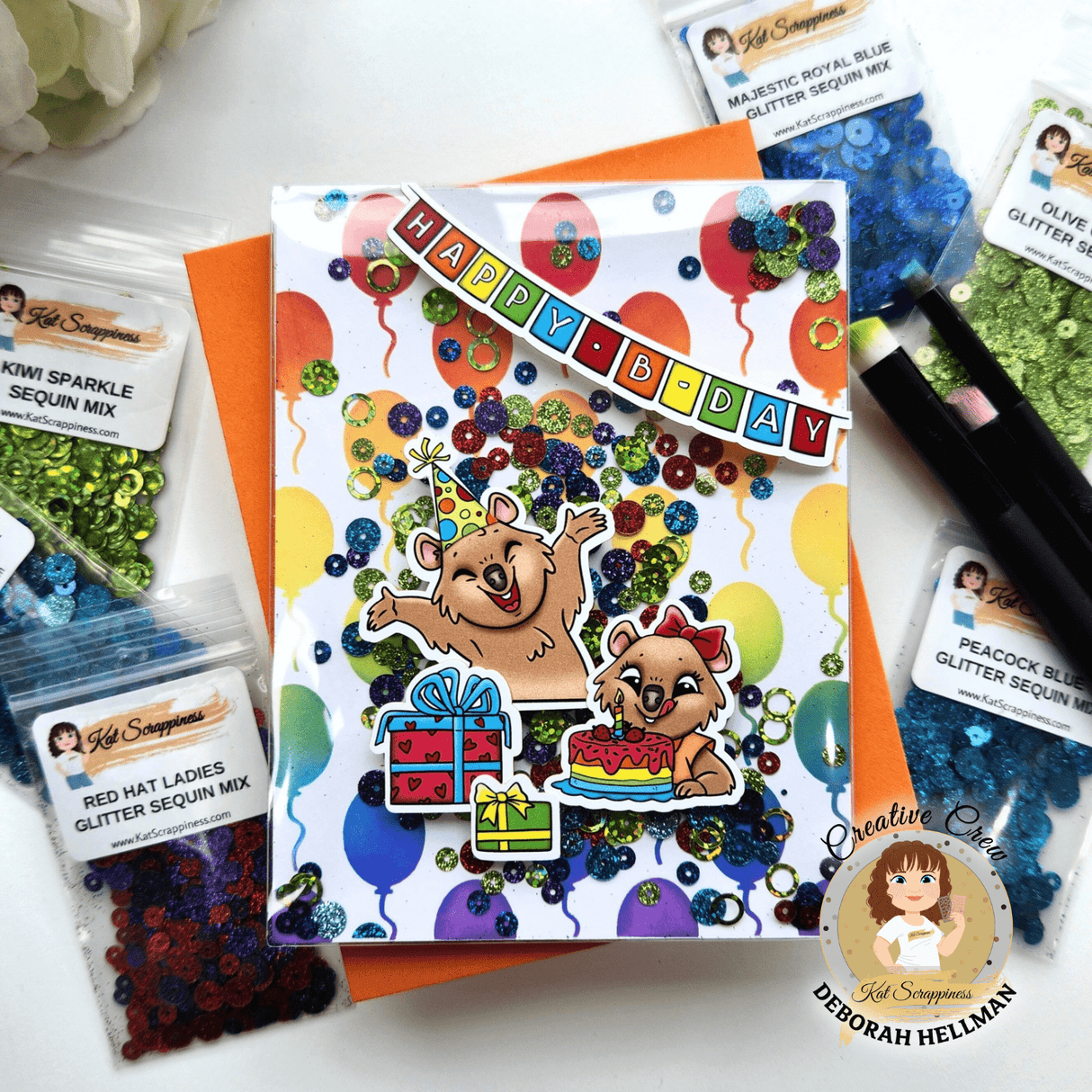 Kiwi Sparkle Sequin Mix