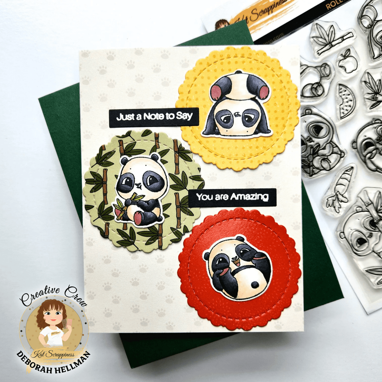 Rolly Polly Pandas Stamp Set- New Release!