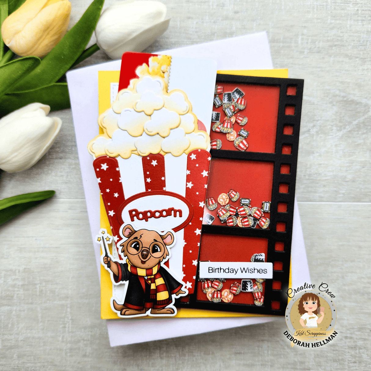 Popcorn Box (Shaker) Craft Dies