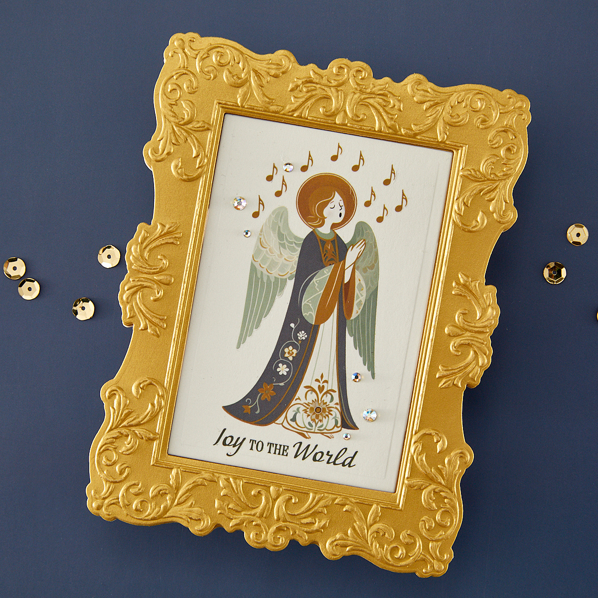 Greenwich Market Frame 3D Emboss & Cut Folder