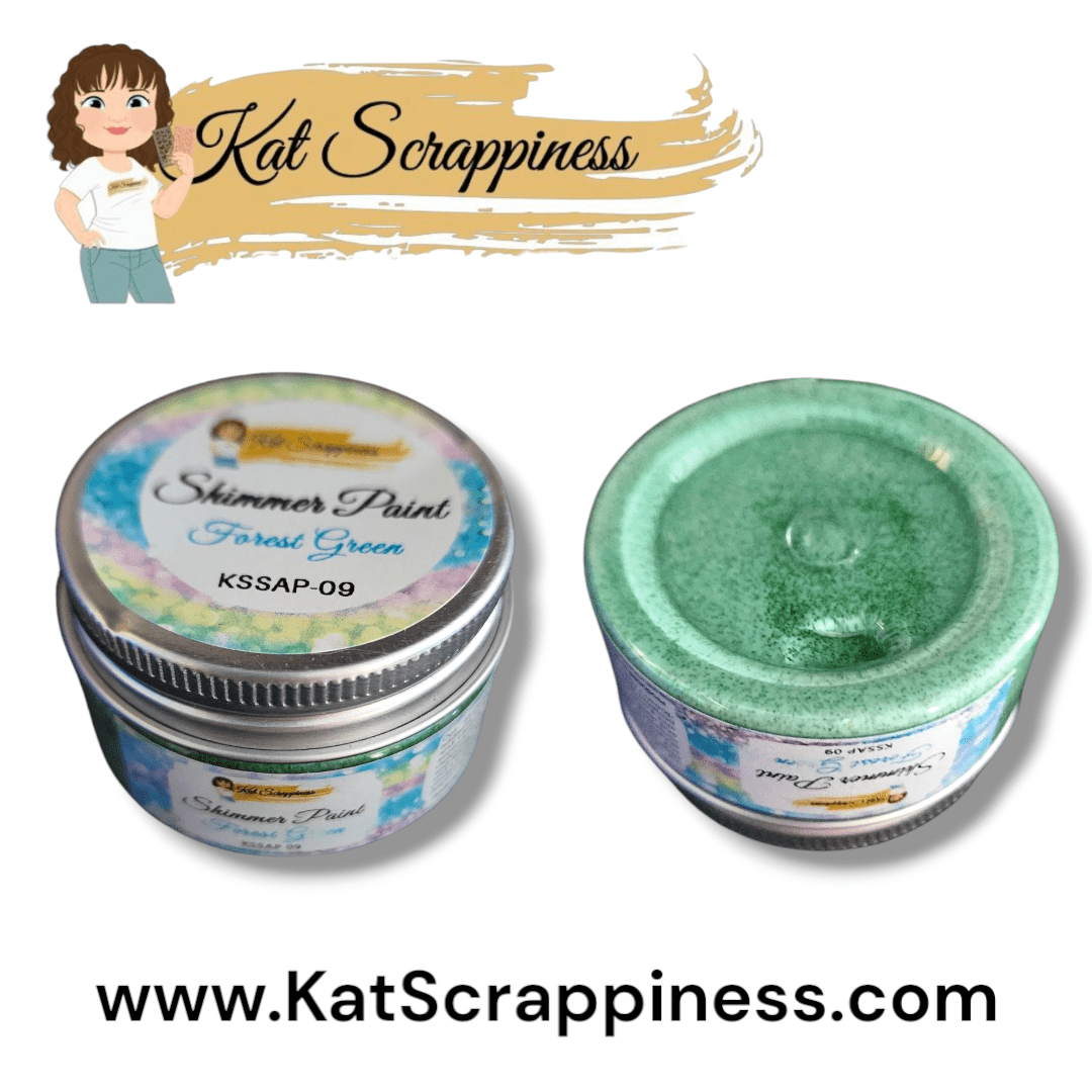 Forest Green Shimmer Paint - 30 ml