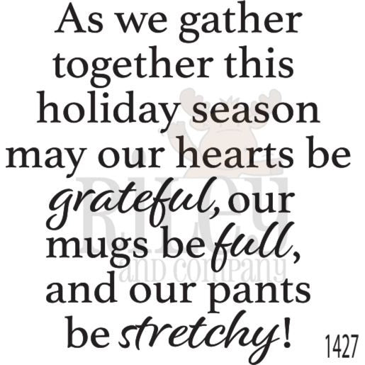 Stretchy Pants Clear Stamp by Riley & Co