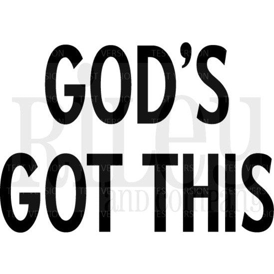 God's Got This Clear Stamps by Riley & Co