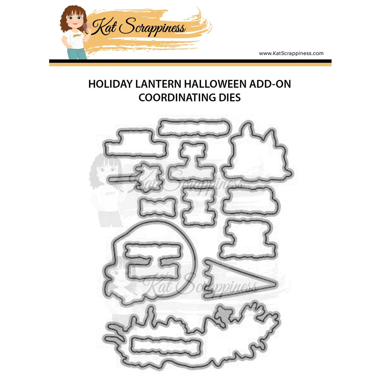 Holiday Lantern Halloween Add-on Coordinating Dies