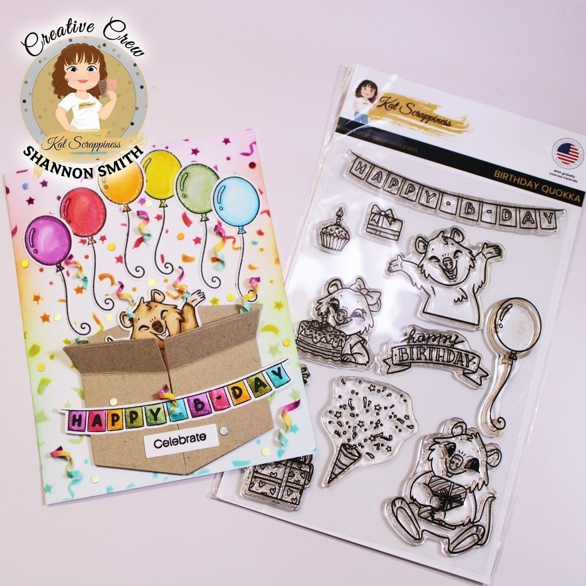 Birthday Quokka Coordinating Craft Dies