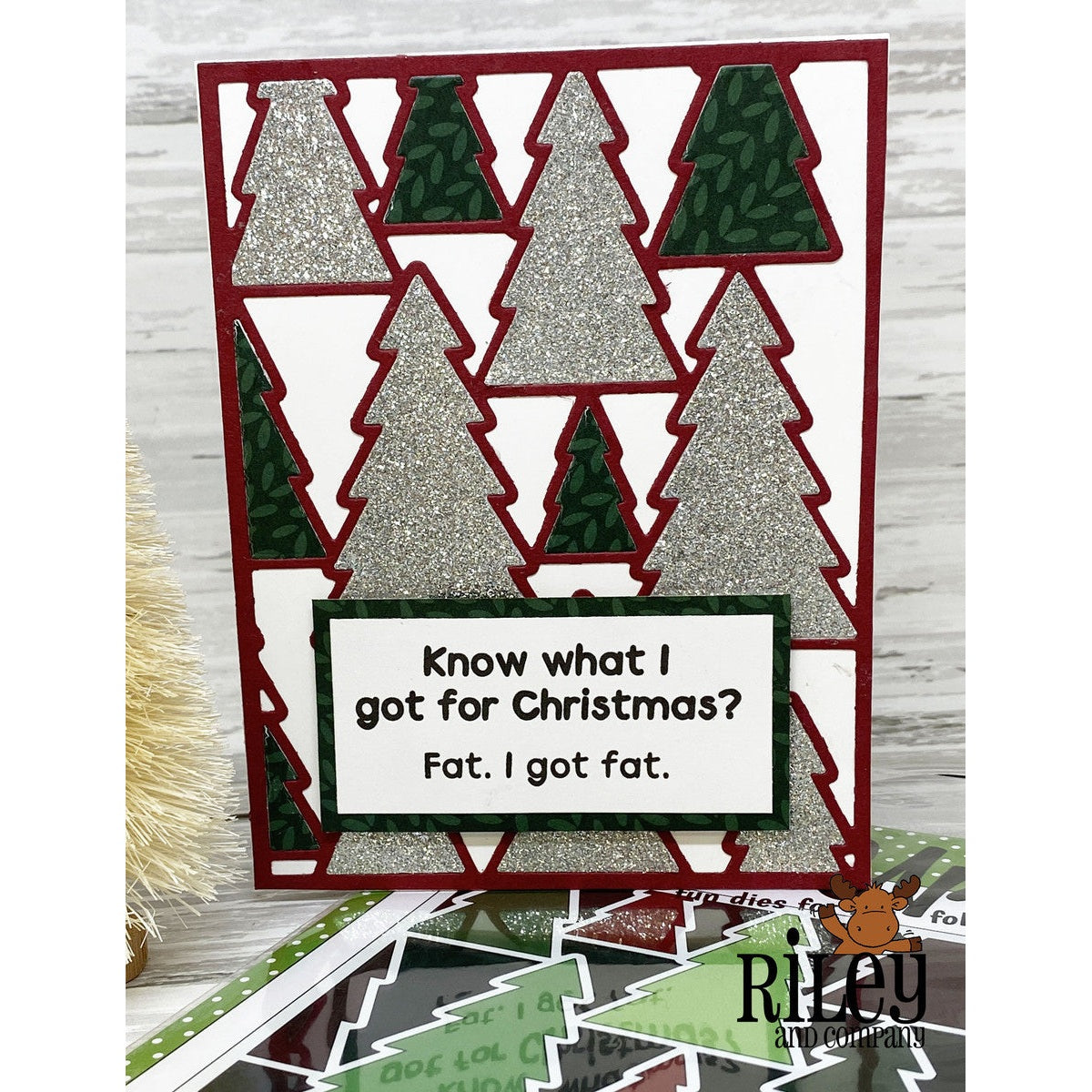 Fat. I got fat. Clear Stamp by Riley & Co